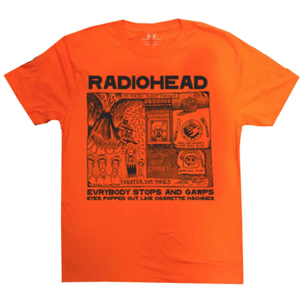 RADIOHEAD レディオヘッド - Gawps / オーガニックコットン / Tシャツ / メンズ 【公式 / オフィシャル】