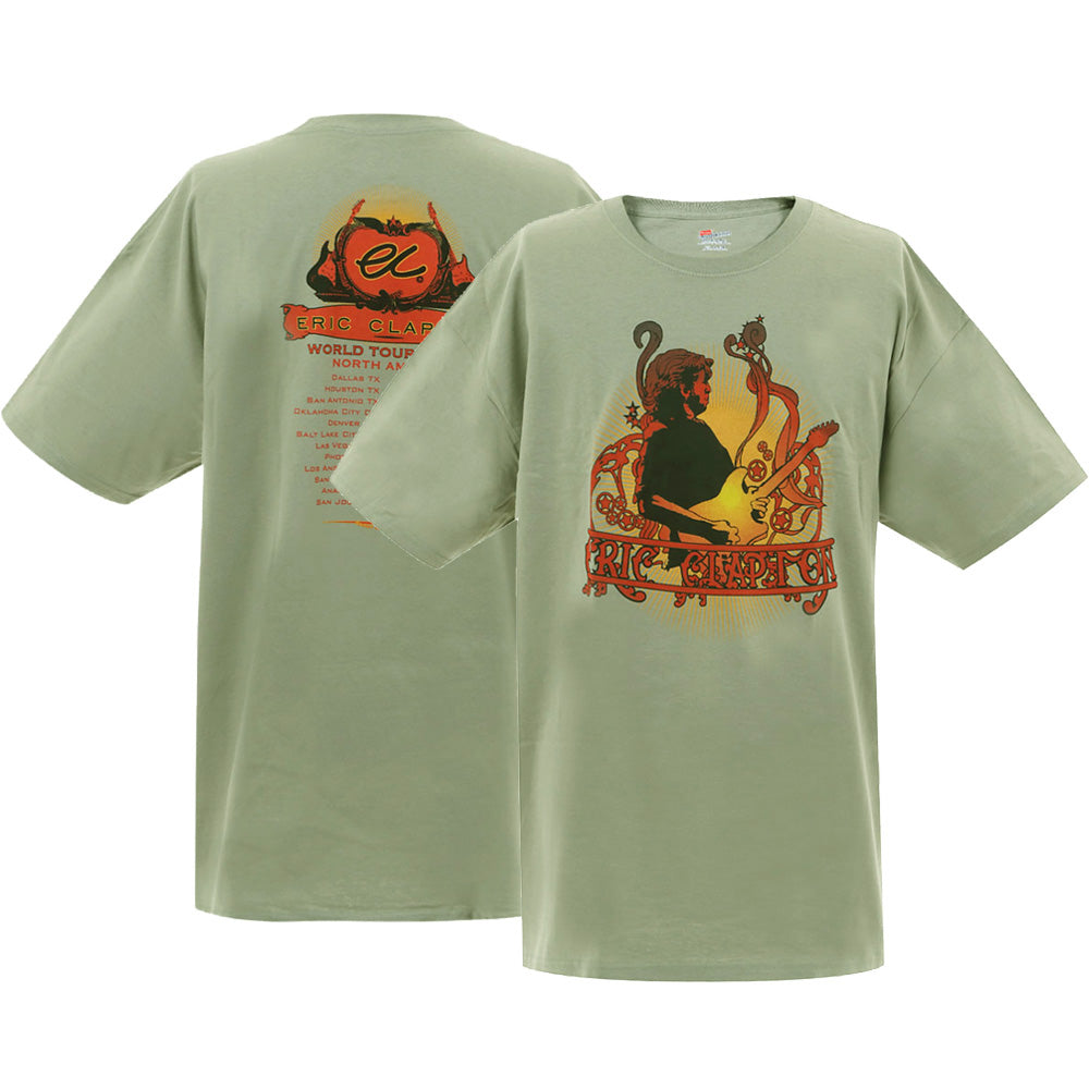 ERIC CLAPTON - (4月 来日 記念 ) - コンサート会場限定商品 2006 / 07 Green Fire Tour / バックプリントあり