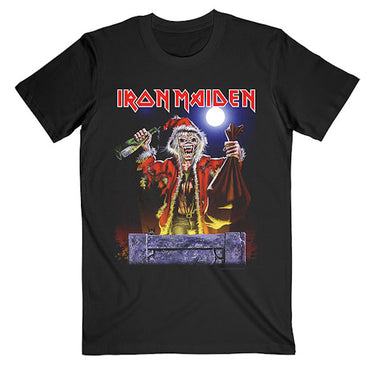 IRON MAIDEN アイアンメイデン (結成 50周年 ) - 【クリスマス限定】No Prayer For Christmas / バックプリントあり / Tシャツ / メンズ 【公式 / オフィシャル】
