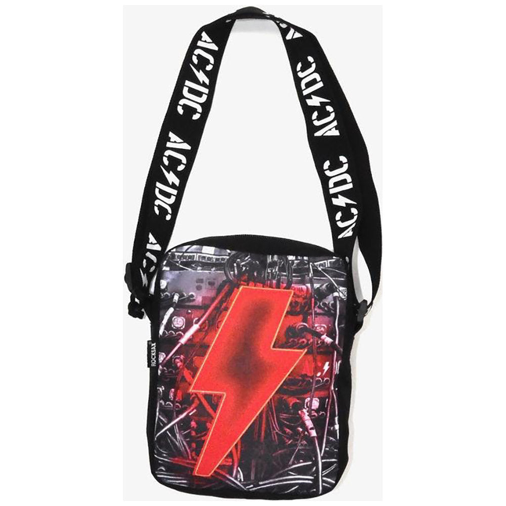 AC/DC エーシーディーシー (Back in Black 45周年 ) - PWR UP 1 / ボディバッグ / ショルダーバッグ 【公式 / オフィシャル】