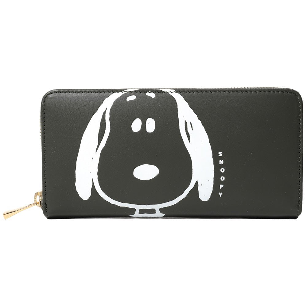 PEANUTS スヌーピー - F・V beagle R束入れ / レザー / GREEN / 財布 - PGS