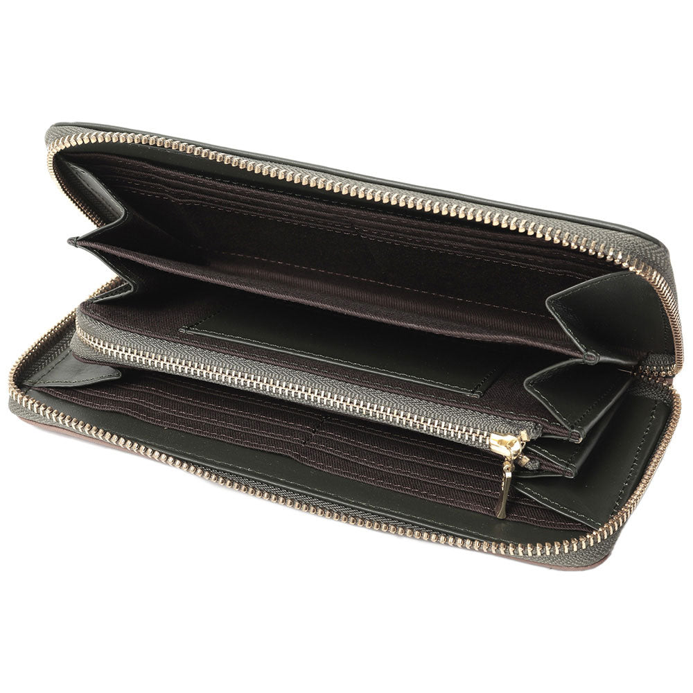 PEANUTS スヌーピー - F・V beagle R束入れ / レザー / GREEN / 財布