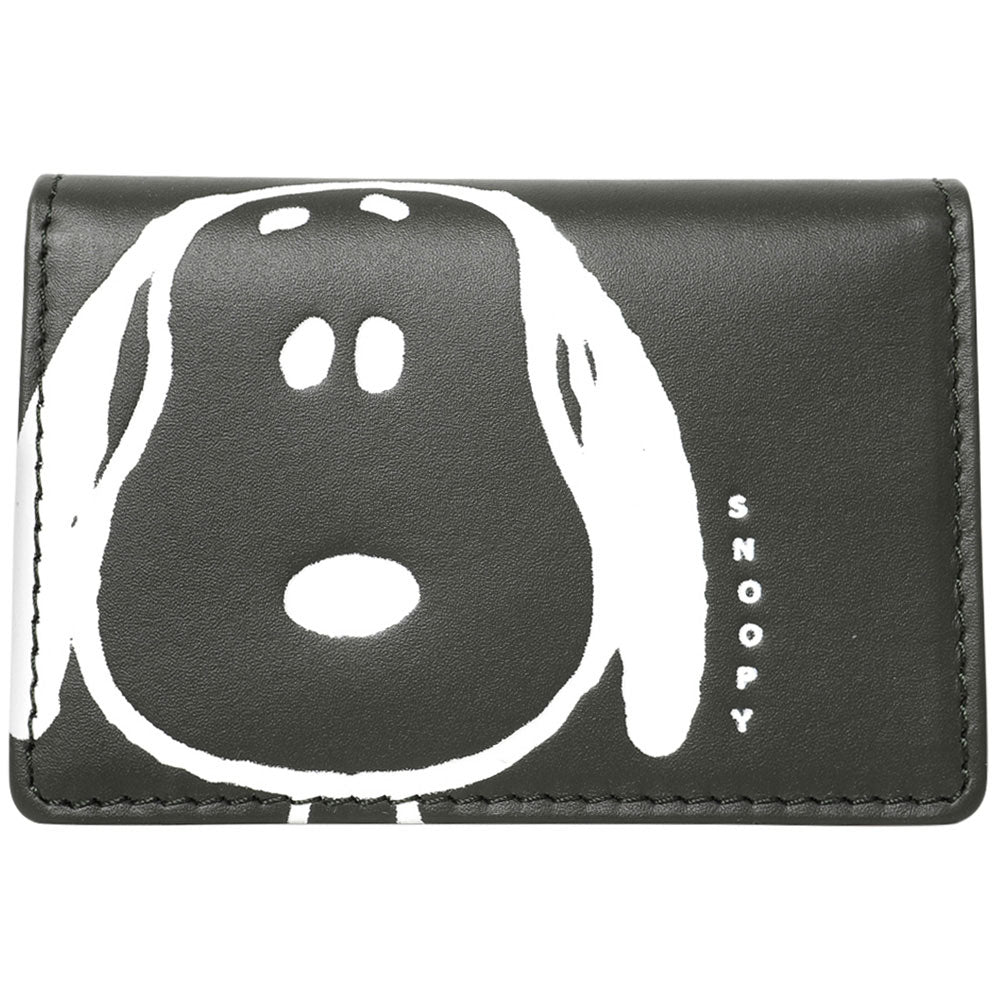 PEANUTS スヌーピー - F・V beagle パスケース / レザー / GREEN / カードケース - PGS