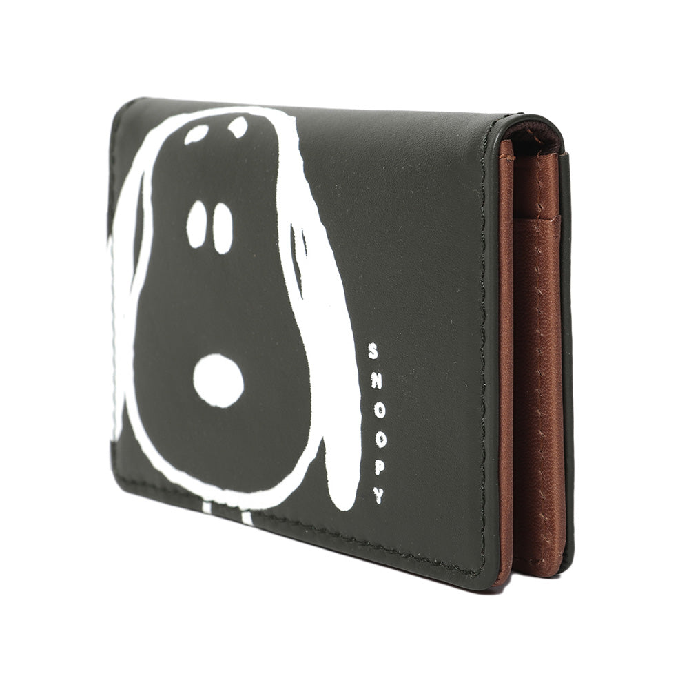 PEANUTS スヌーピー - F・V beagle パスケース / レザー / GREEN / カードケース