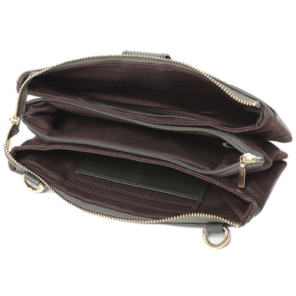 PEANUTS Snoopy - F.V. beagle wallet pochette / leather / GREEN / bag