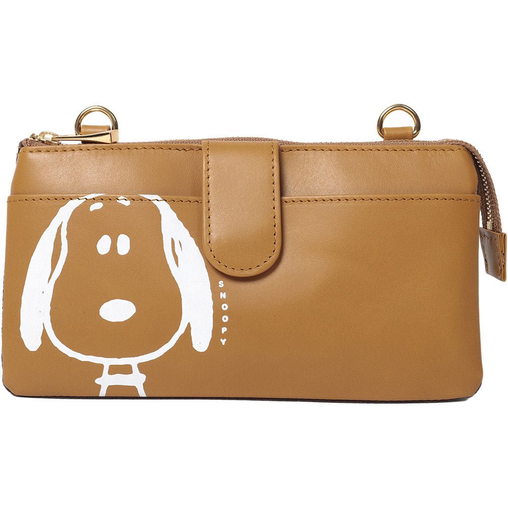 PEANUTS スヌーピー - F・V beagle お財布ポシェット / レザー / YELLOW / バッグ - PGS
