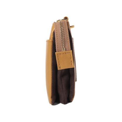 PEANUTS Snoopy - F.V. beagle wallet pochette / leather / YELLOW / bag