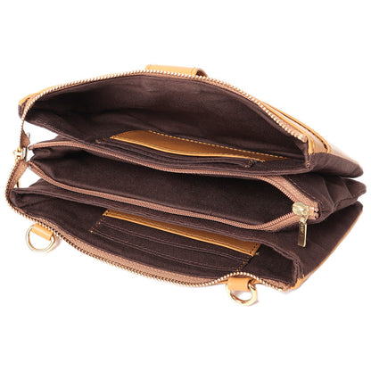 PEANUTS スヌーピー - F・V beagle お財布ポシェット / レザー / YELLOW / バッグ