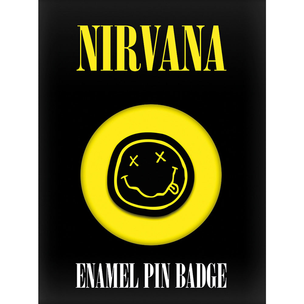 NIRVANA - Smiley / メタル・ピンバッジ