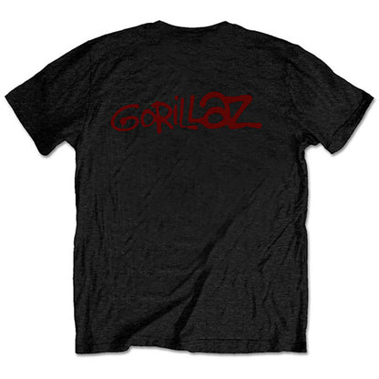 GORILLAZ ゴリラズ - Group Green Geep / バックプリントあり / Tシャツ / メンズ 【公式 / オフィシャル】