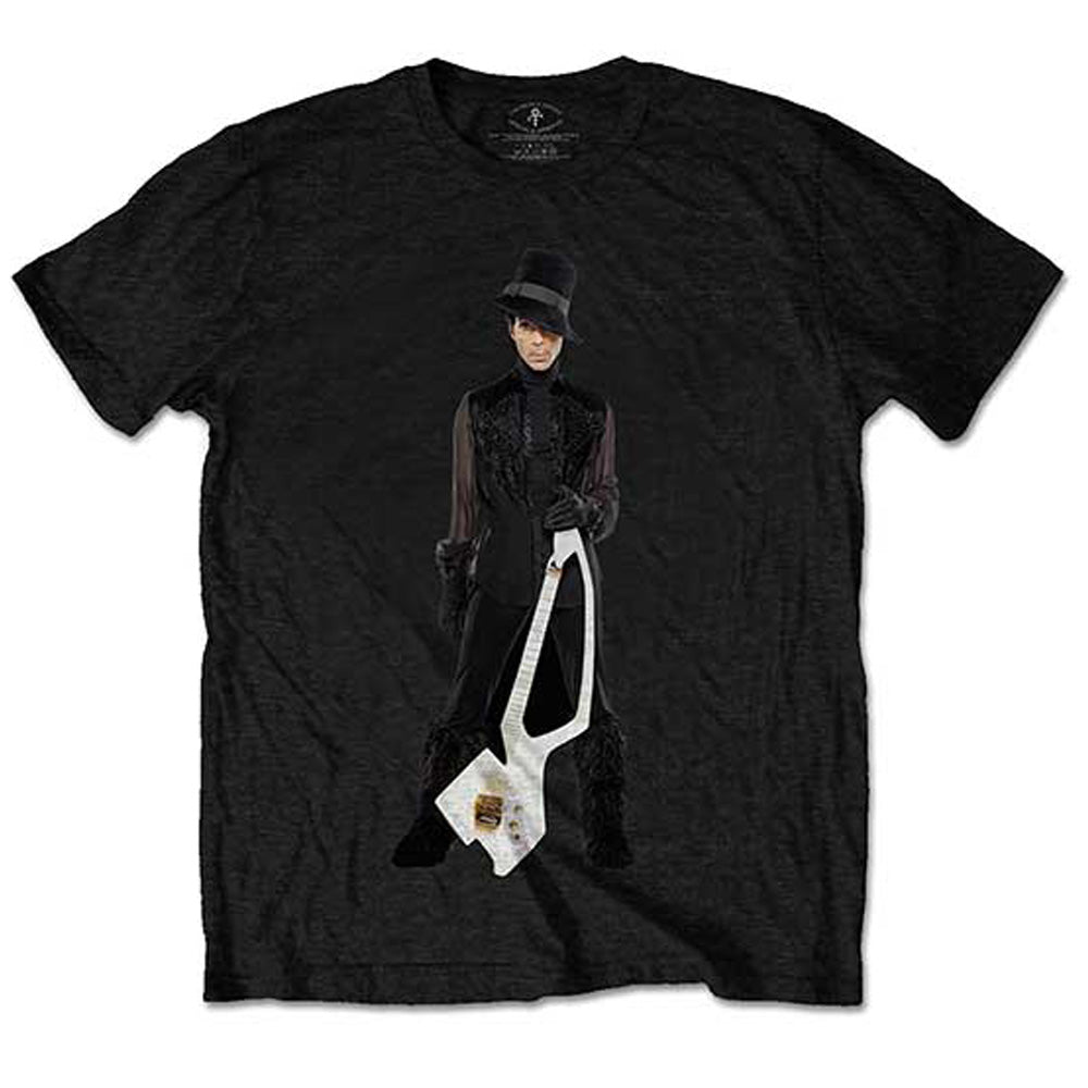 PRINCE プリンス - W2A White Guitar / バックプリントあり / Tシャツ / メンズ 【公式 / オフィシャル】