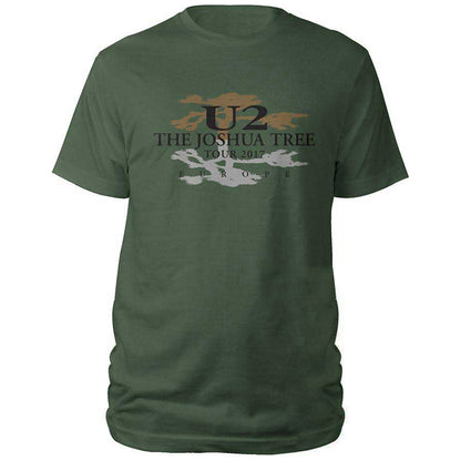 U2 - Limited Joshua Tree Logo 2017 / Back Print / T-shirt / Men's