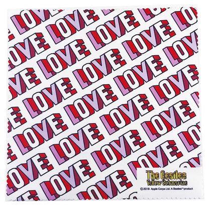 THE BEATLES ビートルズ (結成 65周年 ) - Yellow Submarine クリーニングクロス LOVE BG-YSC 002モデル / サングラス / メンズ 【公式 / オフィシャル】