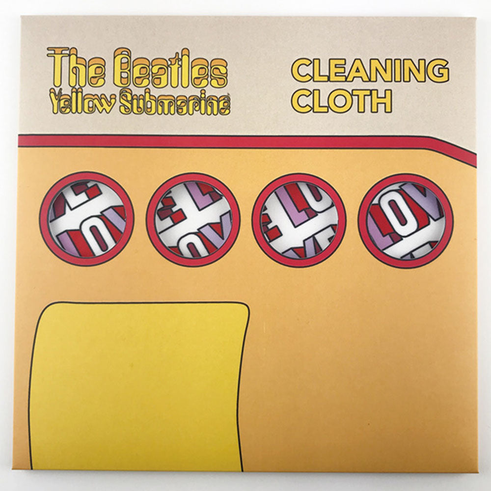THE BEATLES ビートルズ (結成 65周年 ) - Yellow Submarine クリーニングクロス LOVE BG-YSC 002モデル / サングラス / メンズ 【公式 / オフィシャル】