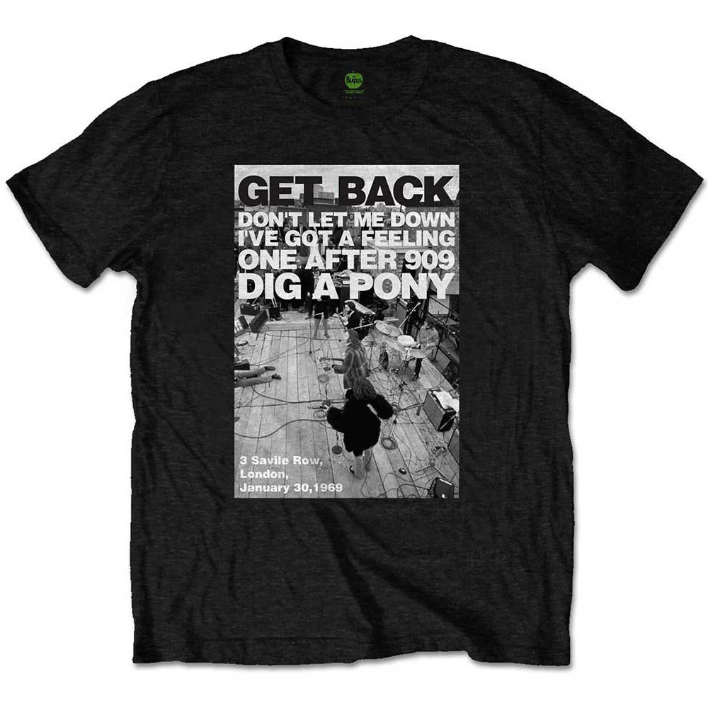 THE BEATLES ビートルズ (結成 65周年 ) - Rooftop Shot / Tシャツ / メンズ 【公式 / オフィシャル】