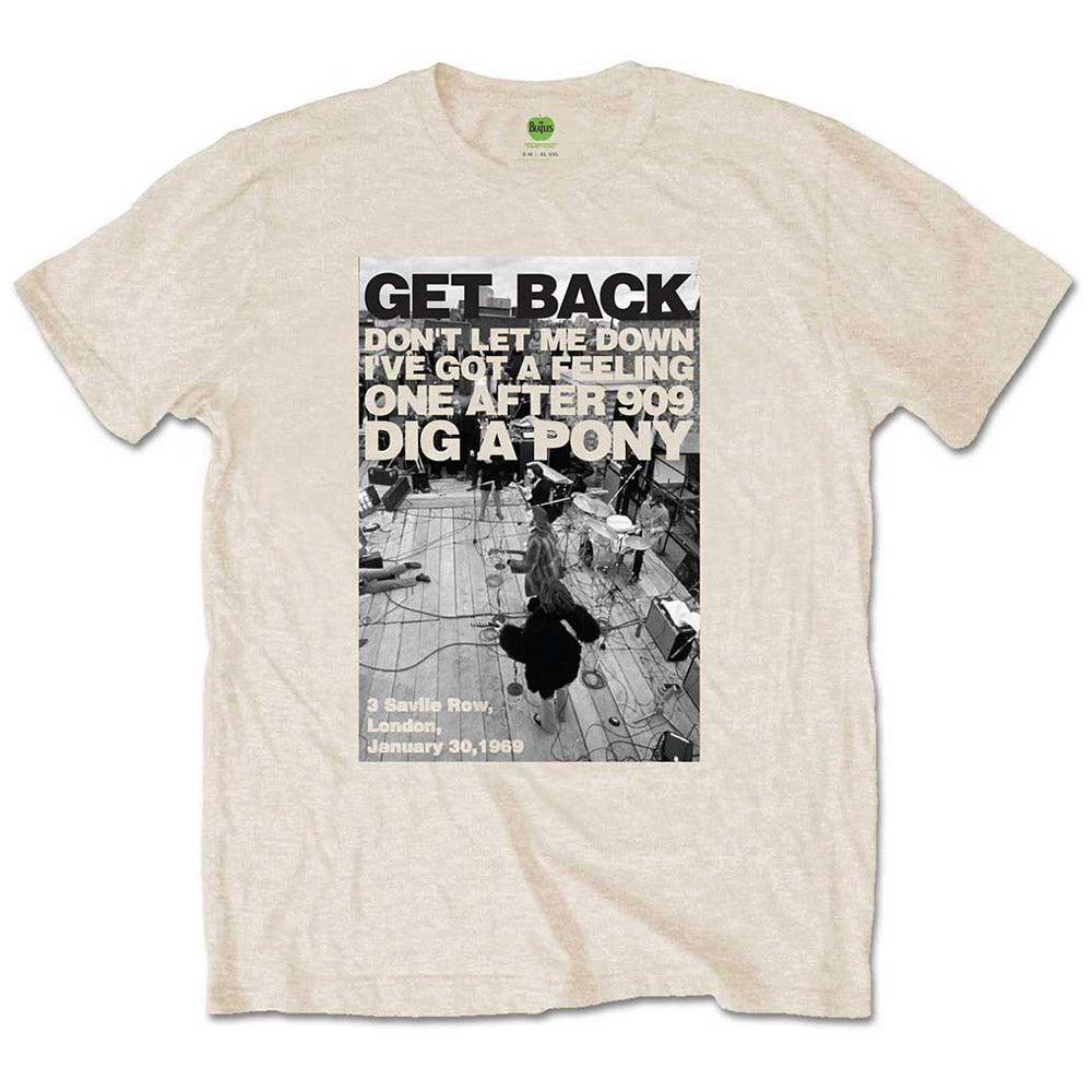 THE BEATLES ビートルズ (結成 65周年 ) - Rooftop Shot / Tシャツ / メンズ 【公式 / オフィシャル】