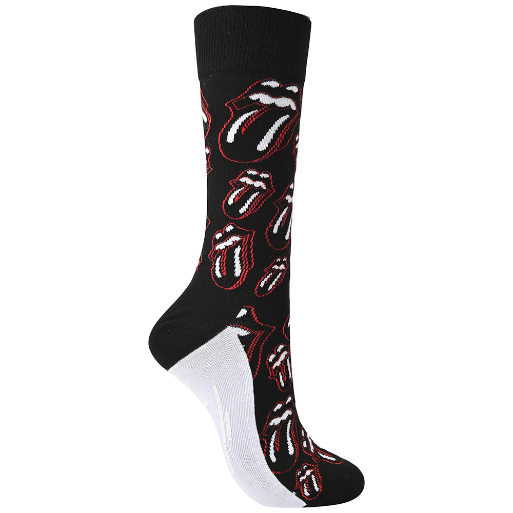 ROLLING STONES - Outline Tongues / Socks / Men's