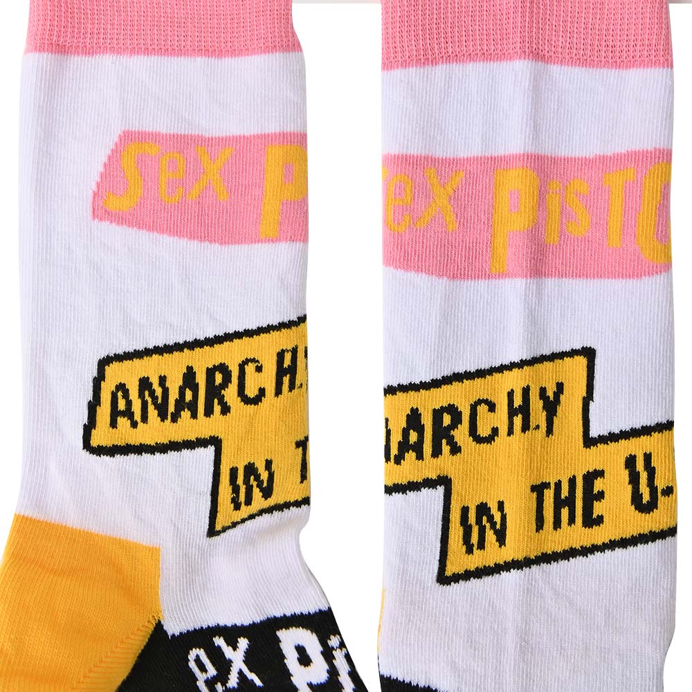 
                  
                    SEX PISTOLS セックスピストルズ - Anarchy In The UK / ソックス / メンズ 【公式 / オフィシャル】
                  
                