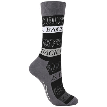 AC/DC エーシーディーシー (Back in Black 45周年 ) - Back In Black / ソックス / メンズ 【公式 / オフィシャル】
