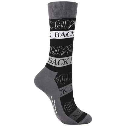 AC/DC エーシーディーシー (Back in Black 45周年 ) - Back In Black / ソックス / メンズ 【公式 / オフィシャル】