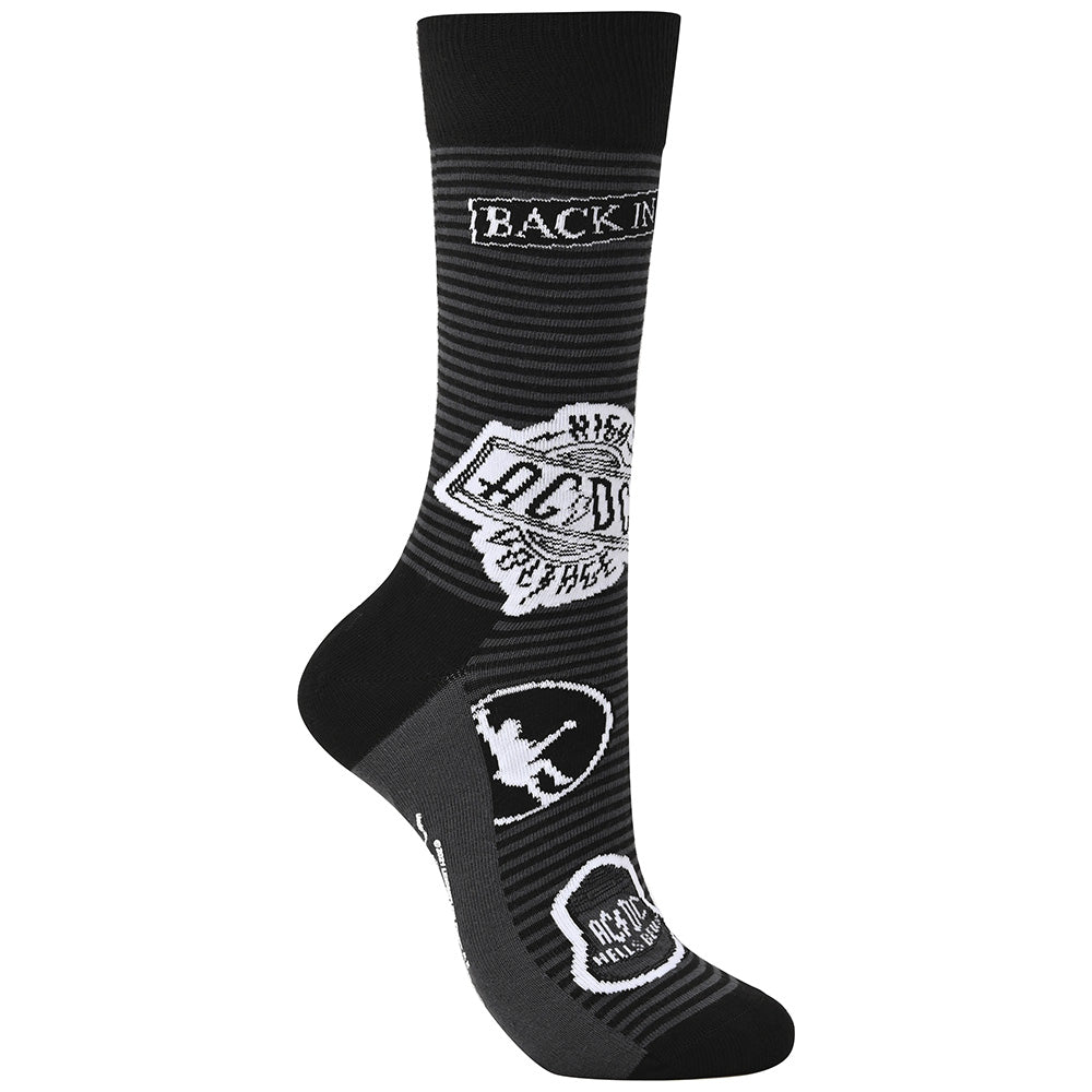 AC/DC (Back in Black 45th Anniversary) - Icons / Socks / Men's