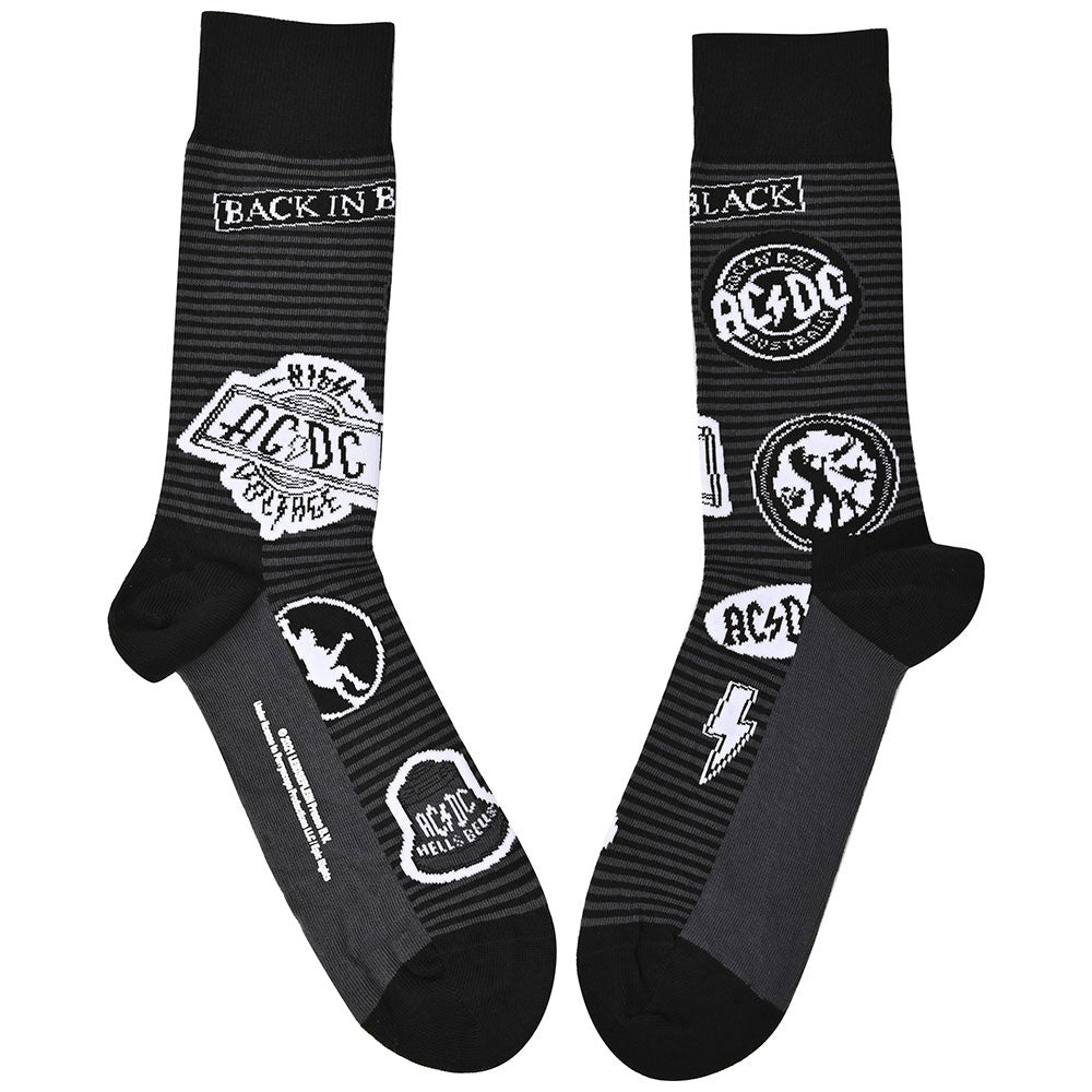 AC/DC (Back in Black 45th Anniversary) - Icons / Socks / Men's