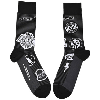 AC/DC (Back in Black 45th Anniversary) - Icons / Socks / Men's