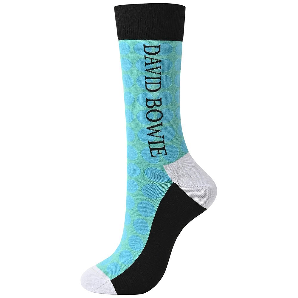 DAVID BOWIE デヴィッドボウイ (追悼 10年 ) - Circles Pattern / ソックス / メンズ - PGS