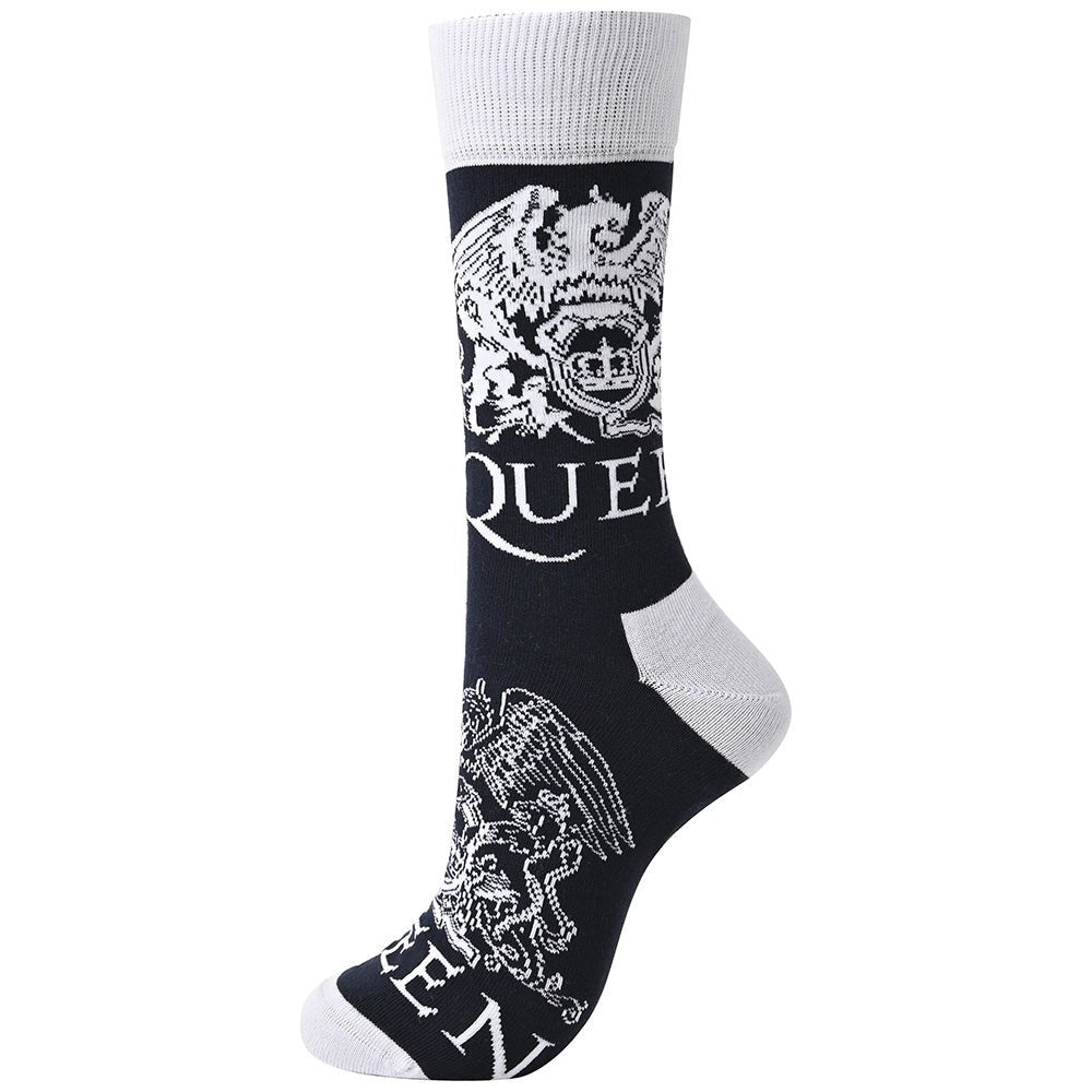 QUEEN クイーン - White Crests / ソックス / メンズ - PGS