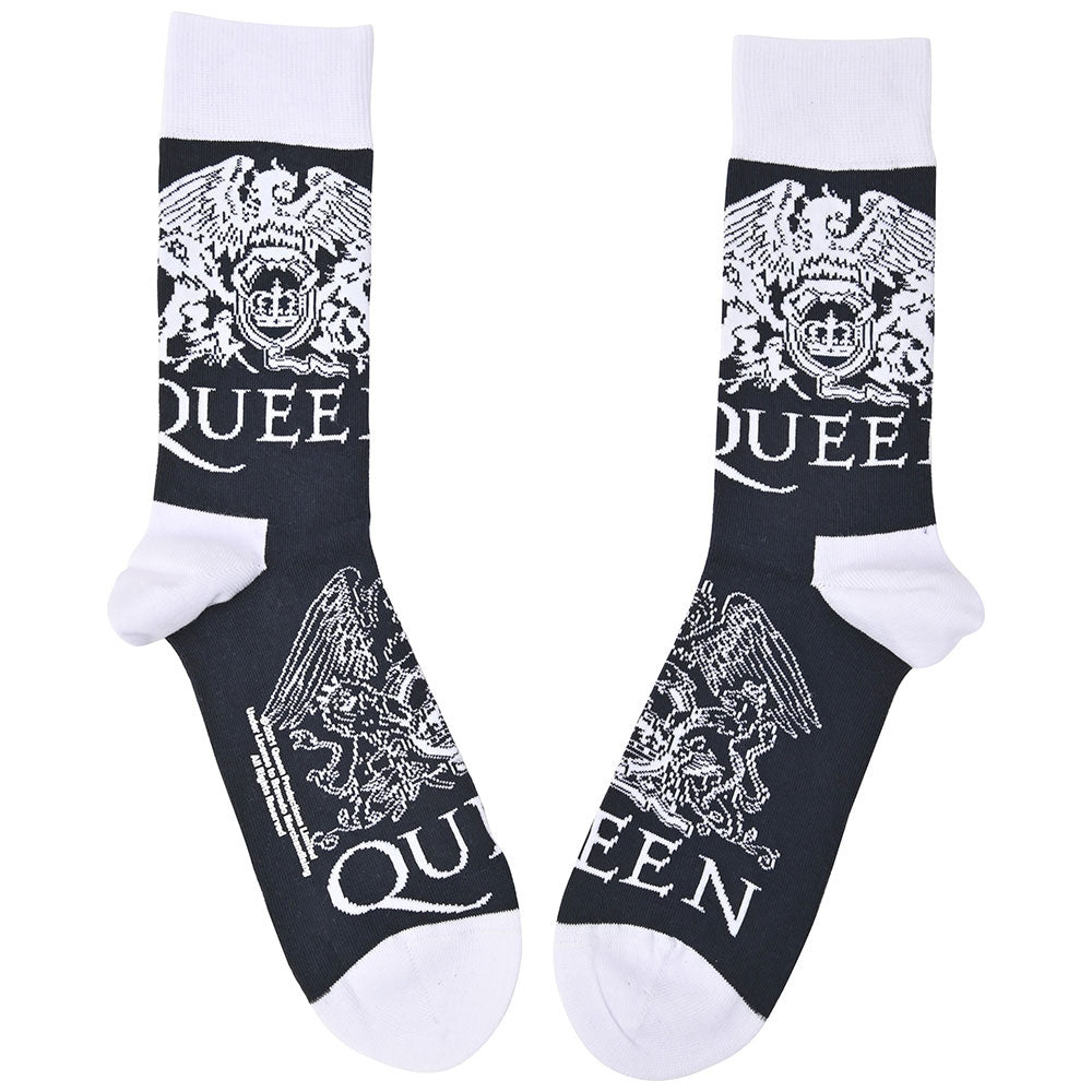 QUEEN (50th Anniversary of First Visit to Japan) - White Crests / Socks / Men's
