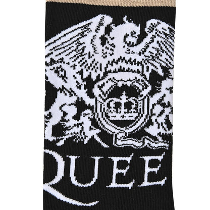 QUEEN クイーン (初来日50周年 ) - Crest & Logo / ソックス / メンズ 【公式 / オフィシャル】