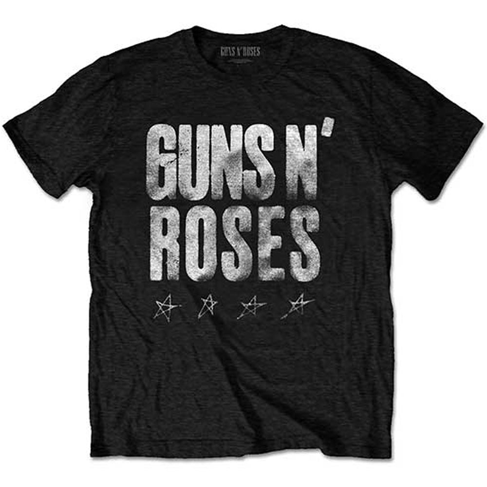 GUNS N ROSES ガンズアンドローゼズ (5月 来日 記念 ) - Paradise City Stars / バックプリントあり / Tシャツ / メンズ 【公式 / オフィシャル】