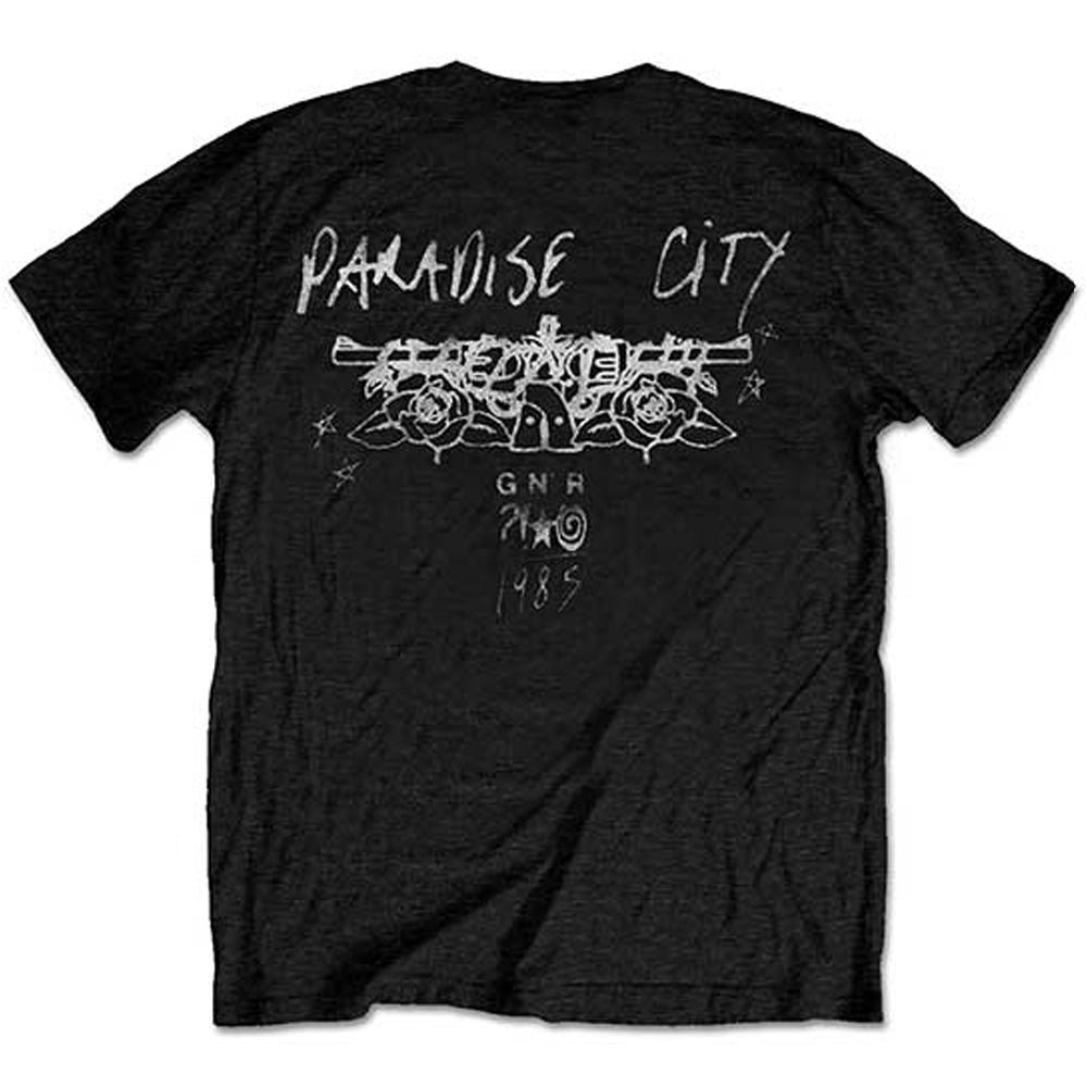 
                  
                    GUNS N ROSES ガンズアンドローゼズ (5月 来日 記念 ) - Paradise City Stars / バックプリントあり / Tシャツ / メンズ 【公式 / オフィシャル】
                  
                