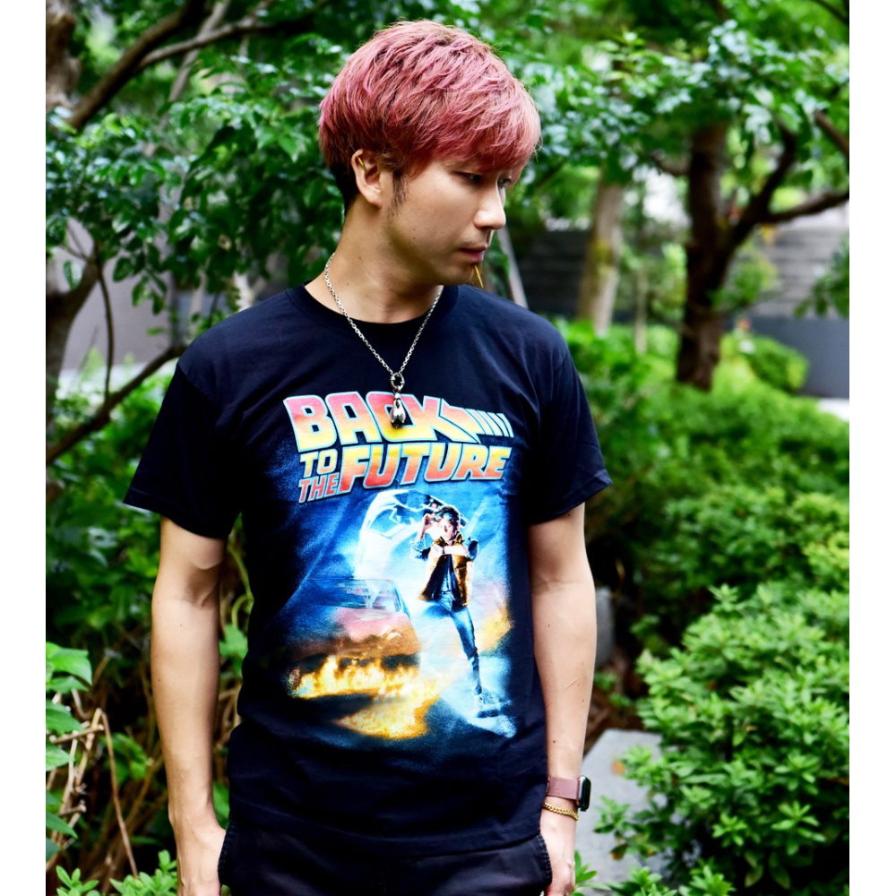 BACK TO THE FUTURE バックトゥザフューチャー (劇場公開40周年 ) - Poster / Tシャツ / メンズ 【公式 / オフィシャル】