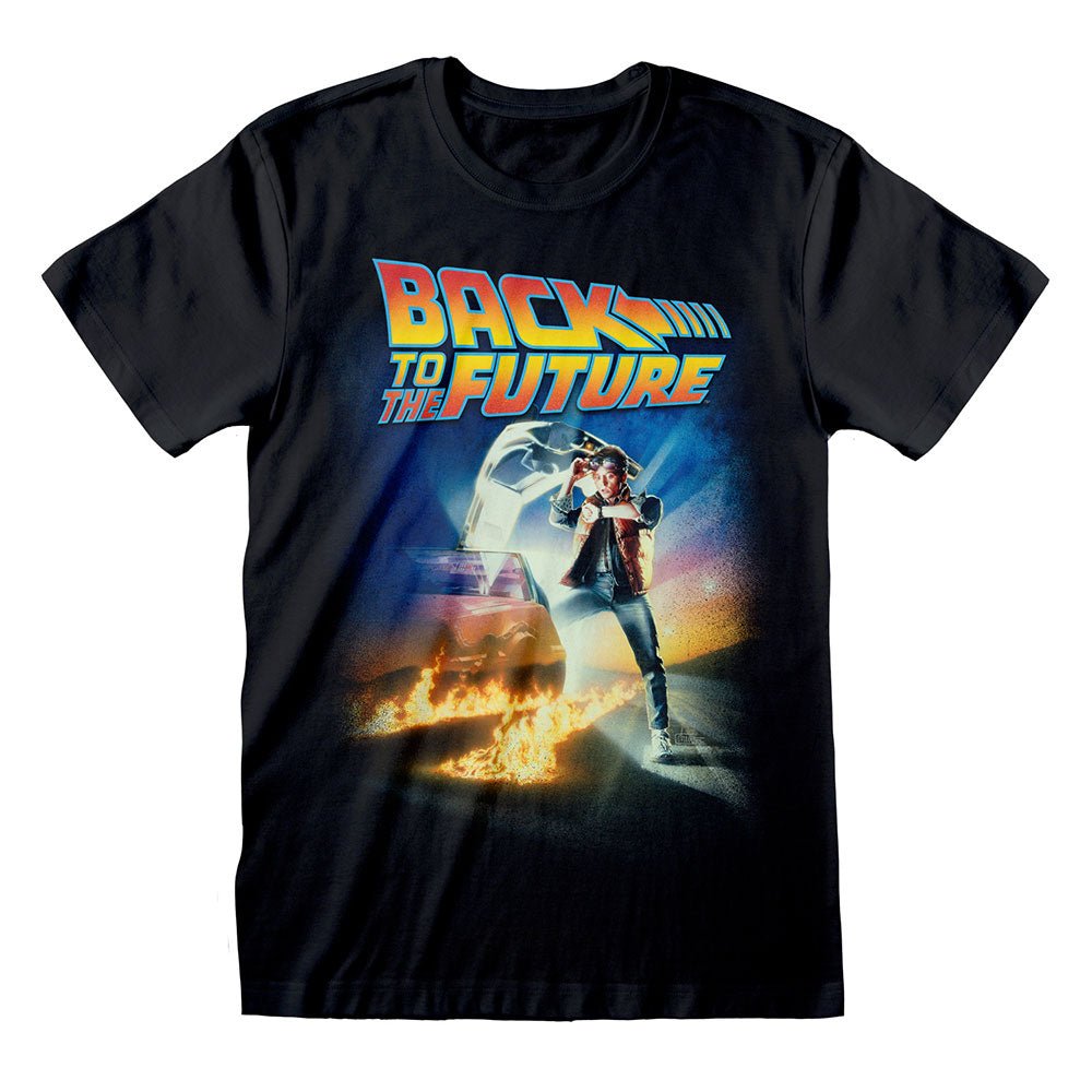 BACK TO THE FUTURE バックトゥザフューチャー (劇場公開 40周年 ) - Poster / Tシャツ / メンズ - PGS