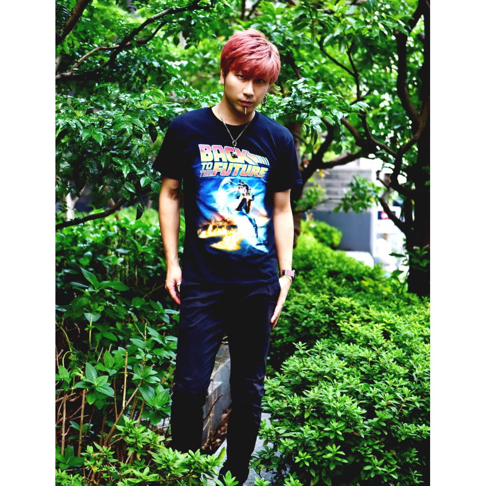 BACK TO THE FUTURE バックトゥザフューチャー (劇場公開 40周年 ) - Poster / Tシャツ / メンズ - PGS