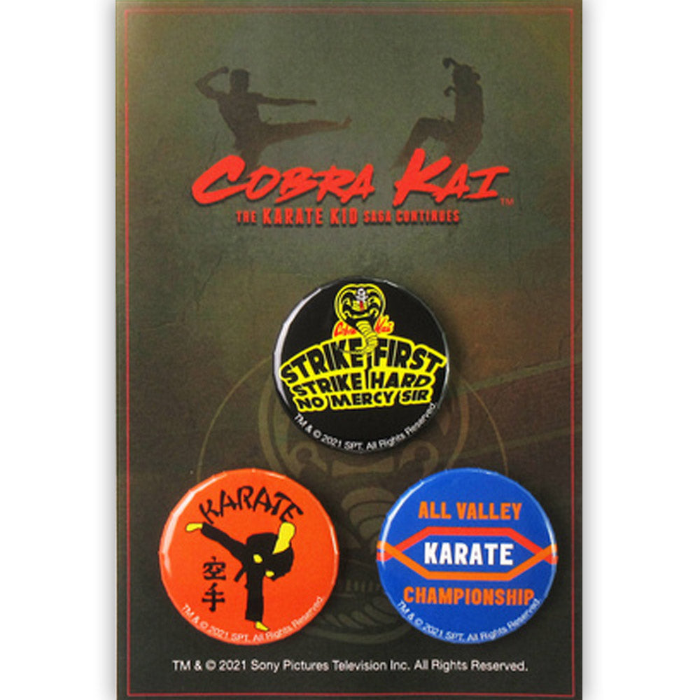 COBRA KAI - (ファイナルシーズン配信 ) - 缶バッジ  2nd / 3種セット
