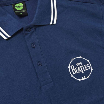 THE BEATLES (65th Anniversary) - Drum Logo / Polo Shirt / Men's
