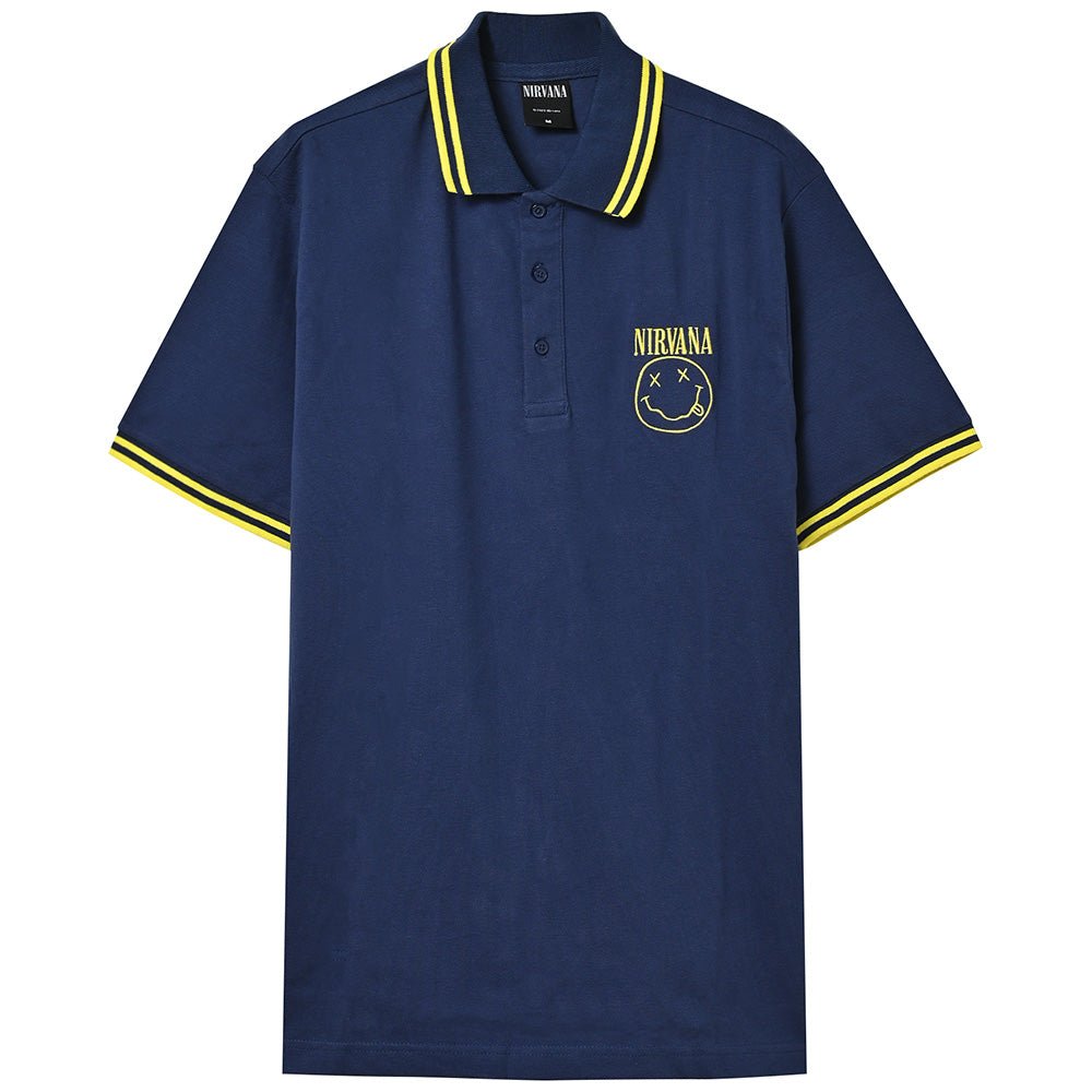 NIRVANA ニルヴァーナ - Happy Face / ポロシャツ / メンズ - PGS
