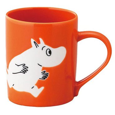 MOOMIN ムーミン (生誕 80周年 ) - 木製コースター付マグ / ムーミン / オレンジ / マグカップ