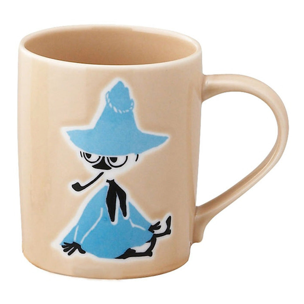 MOOMIN (80th Anniversary) - Mug with Wooden Coaster / Snufkin / Ivory / Mug