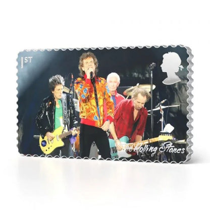 ROLLING STONES - Silver Stamp Ingot / Limited to 1962 pieces / Valuable / Stamps and Letters
