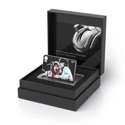 ROLLING STONES ローリングストーンズ (来日 35周年 記念 ) - Silver Stamp Ingot / 世界限定1962個 / 貴重 / 切手・レター品 【公式 / オフィシャル】