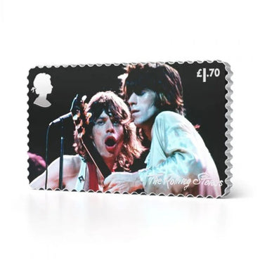 ROLLING STONES ローリングストーンズ (7月 新譜 記念 ) - Silver Stamp Ingot / 世界限定1962個 / 貴重 / 切手・レター品