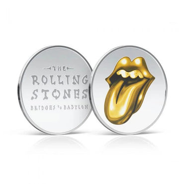 ROLLING STONES ローリングストーンズ (来日 35周年 記念 ) - Bridges to Babylon Tour Medal Cover / 世界限定10000個 / 貴重 / 切手・レター品