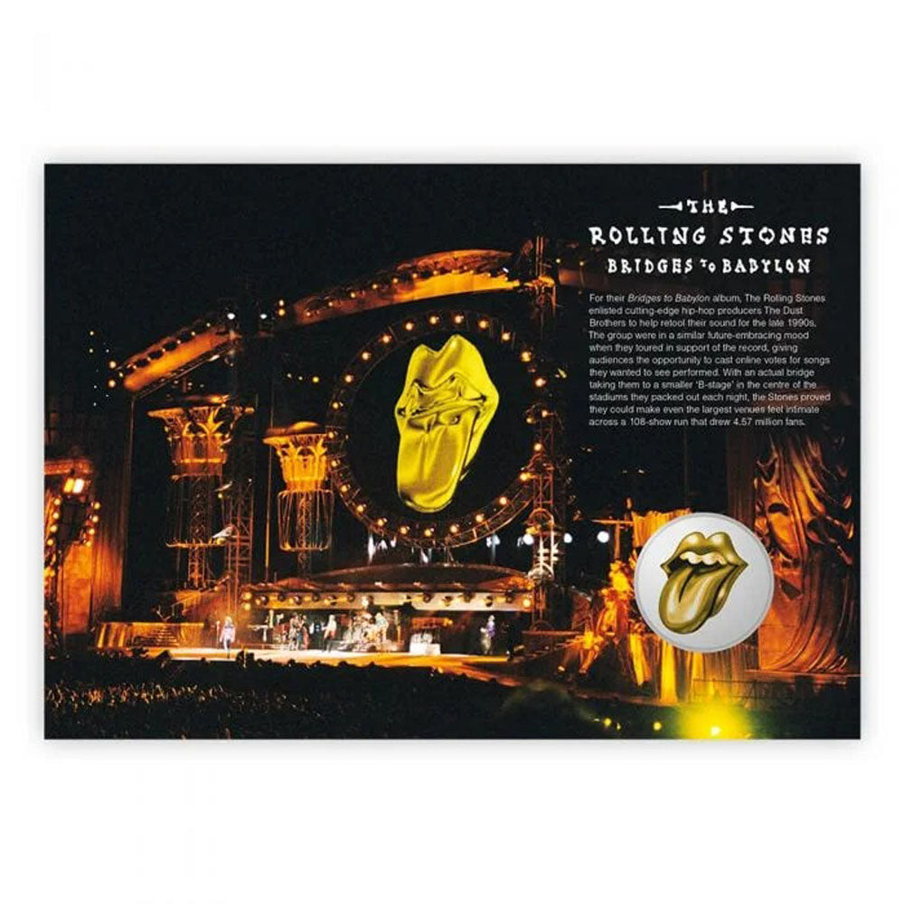 
                  
                    ROLLING STONES ローリングストーンズ - Bridges to Babylon Tour Medal Cover / 世界限定10000個 / 貴重 / 切手・レター品 【公式 / オフィシャル】
                  
                