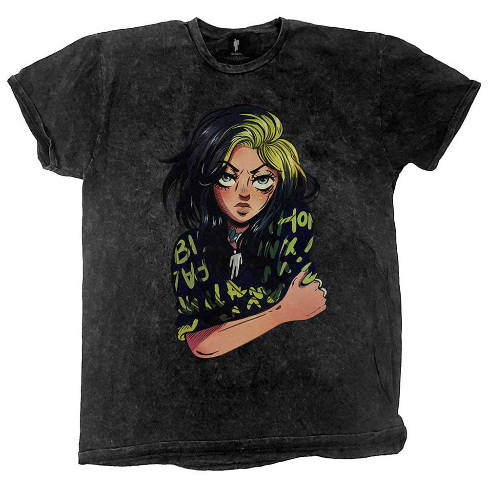 BILLIE EILISH ビリーアイリッシュ - Anime Billie / タイダイ / Tシャツ / メンズ 【公式 / オフィシャル】