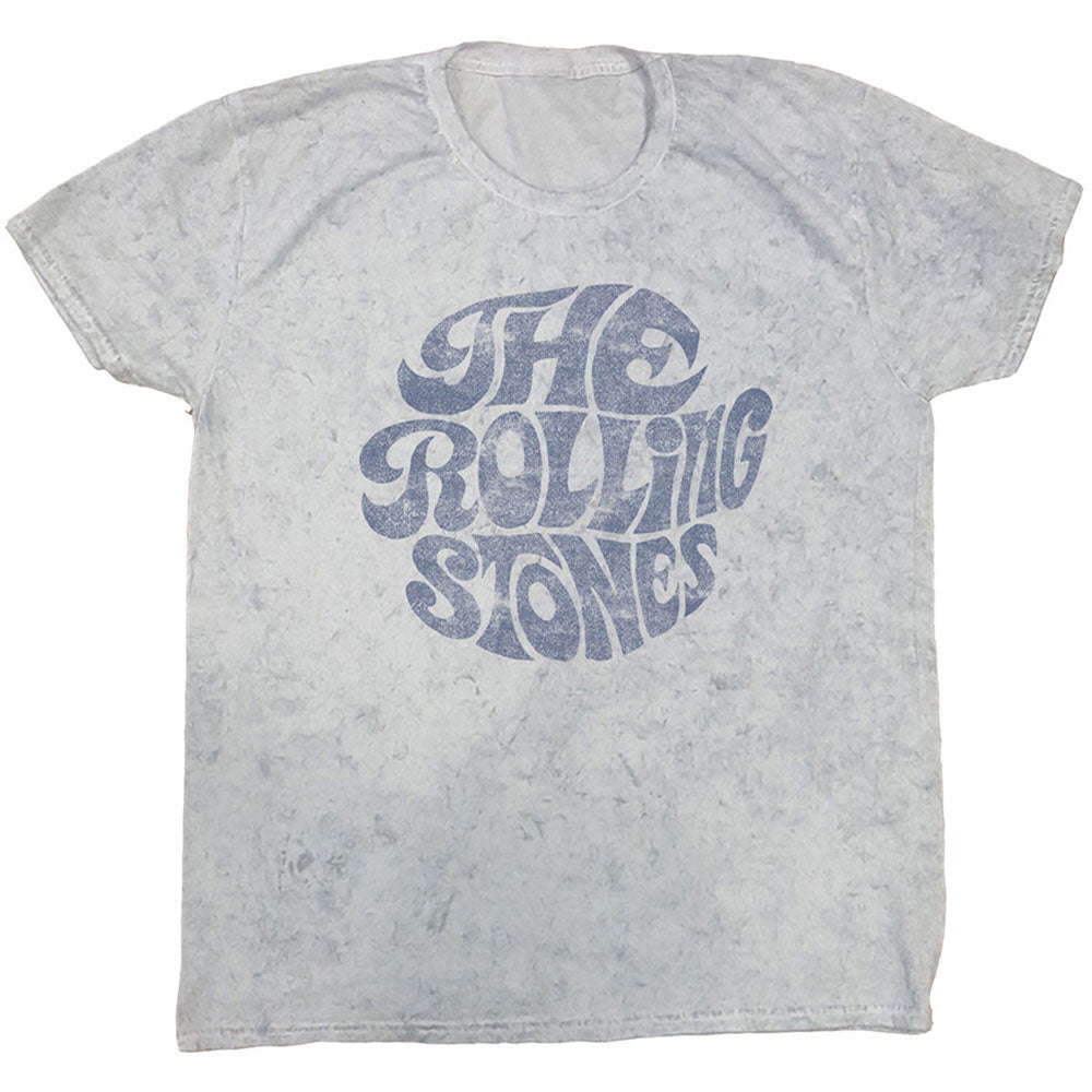 ROLLING STONES - 70's Logo / White / タイダイ