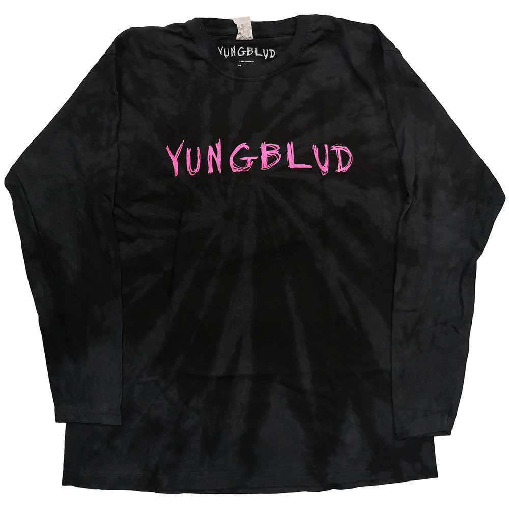 YUNGBLUD - (SUMMER SONIC 2025 来日 ) - Scratch Logo / タイダイ / 長袖