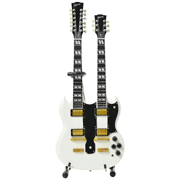GIBSON ギブソン - SG EDS-1275 Doubleneck White / ミニチュア楽器